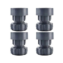 Plastic Washing Machine Vibration Feet , Adjustable Highly Non-Slip Support Anti Vibration Walk  Shock Absorber Noise Cancelling Furniture Lifting Base (4 Pcs Set)