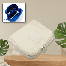 Waterproof cosmetic storage bag, foldable with hook