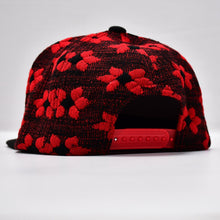 Classic snapback cap, hip hop style, side view