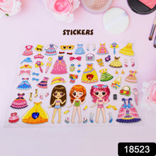 Multipurpose Adhesive 3D Stickers (1 Sheet / 19×15 Cm)