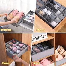 Home storage solution for socks, ties, and handkerchiefs.