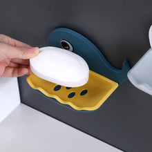 Waterproof wall-mounted soap holder with a double layer.