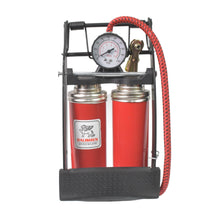 Dual-Cylinder Foot Pump, Portable Floor Bike Pump, 100PSI Air Pump