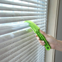 Window Blind Cleaner Duster Brush with Microfiber Sleeves - Blind Cleaner Tools for Window Shutters Blind Air Conditioner Jalousie Dust