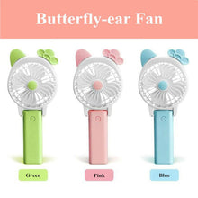 Cartoon mini fan compact and easy to use