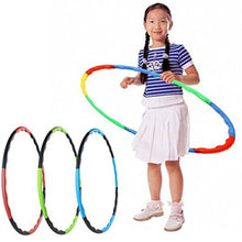 Hula hoop designed for fitness with multiple segments