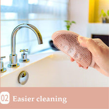 2 in 1 cleaning brush with ergonomic handle.