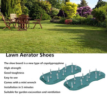 Lawn Aerator Sandals, Garden Grass Aerator Spiked Sandals Green Studded Shoes for Yard Patio Garden Excavation