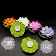 Elegant smokeless LED lotus candles for decorative use