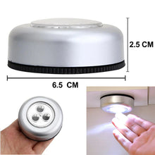 Portable LED light with touch feature