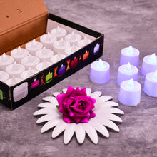 Pink LED flameless tealights