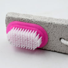 Pumice stone brush for hands and feet, ideal for callus and dead skin removal.