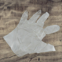 Large Disposable Gloves (100 Pcs): Clear Plastic, Multipurpose