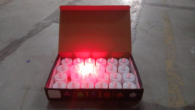 Plastic LED tea light candles