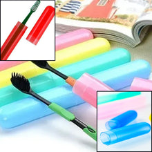 Anti-bacterial toothbrush cover for hygiene, 4 pieces in the set